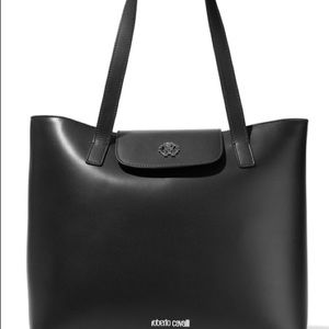 Roberto Cavalli Leather Tote Bag